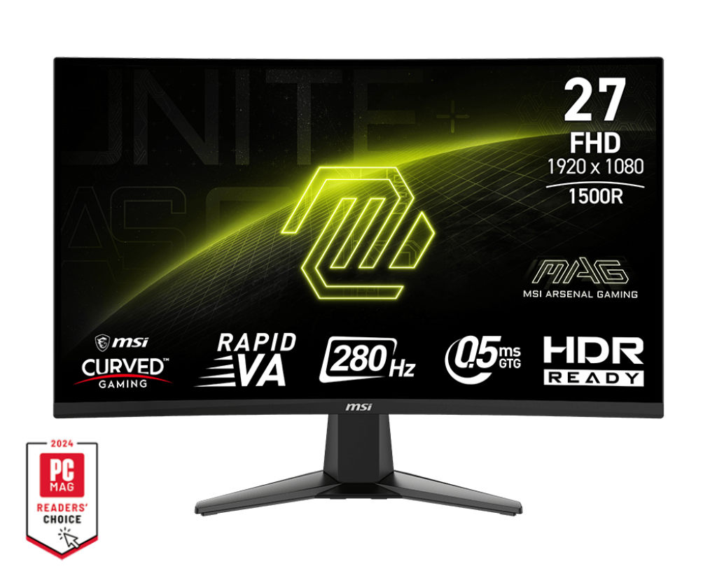 MONITOR 27 MSI MAG 276CXF FHD CURVO 280HZ HDMI DP